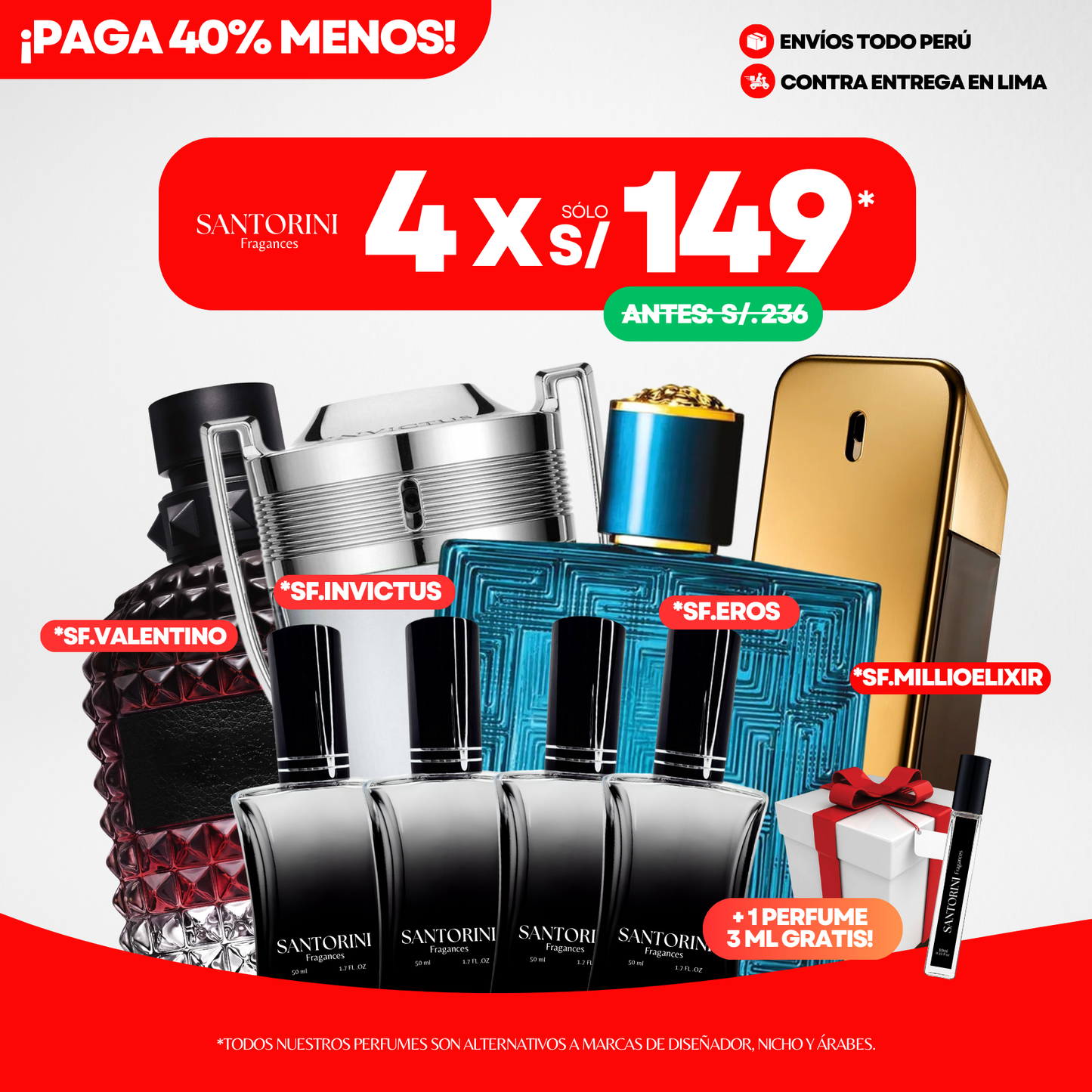¡PROMO 4 X S/.149!