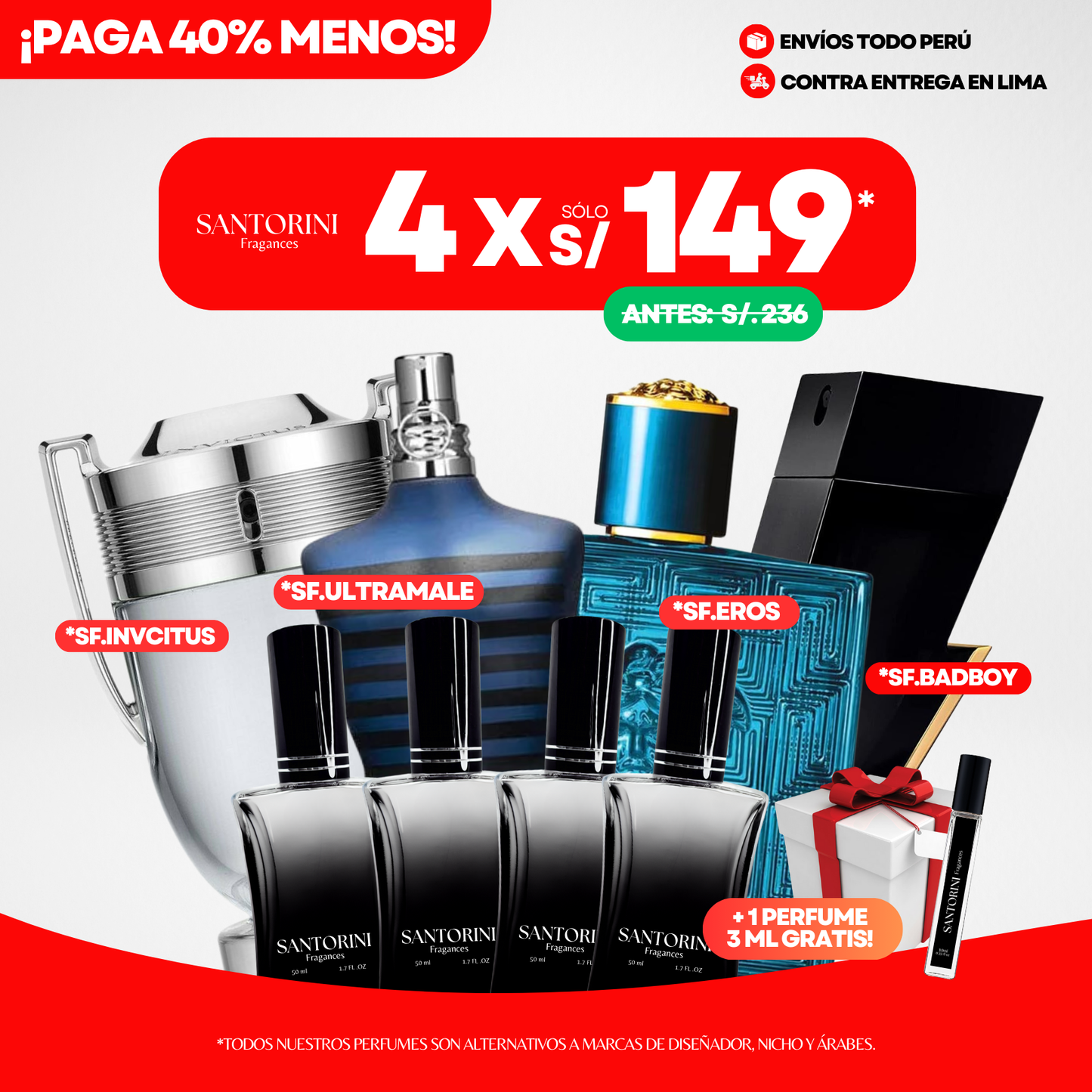 ¡PROMO 4 X S/.149!